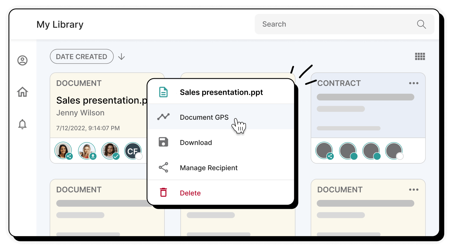 screenshot of Document GPS